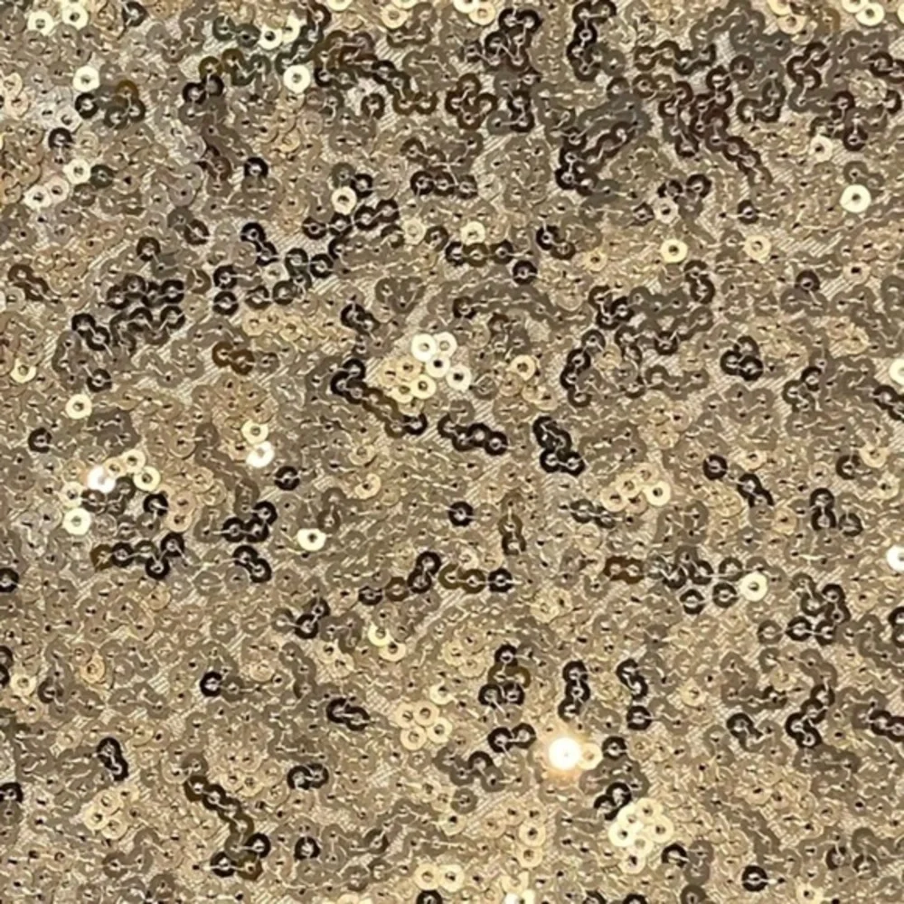 IPSY Glam Bag Metallic Gold Sequin and Black Like New